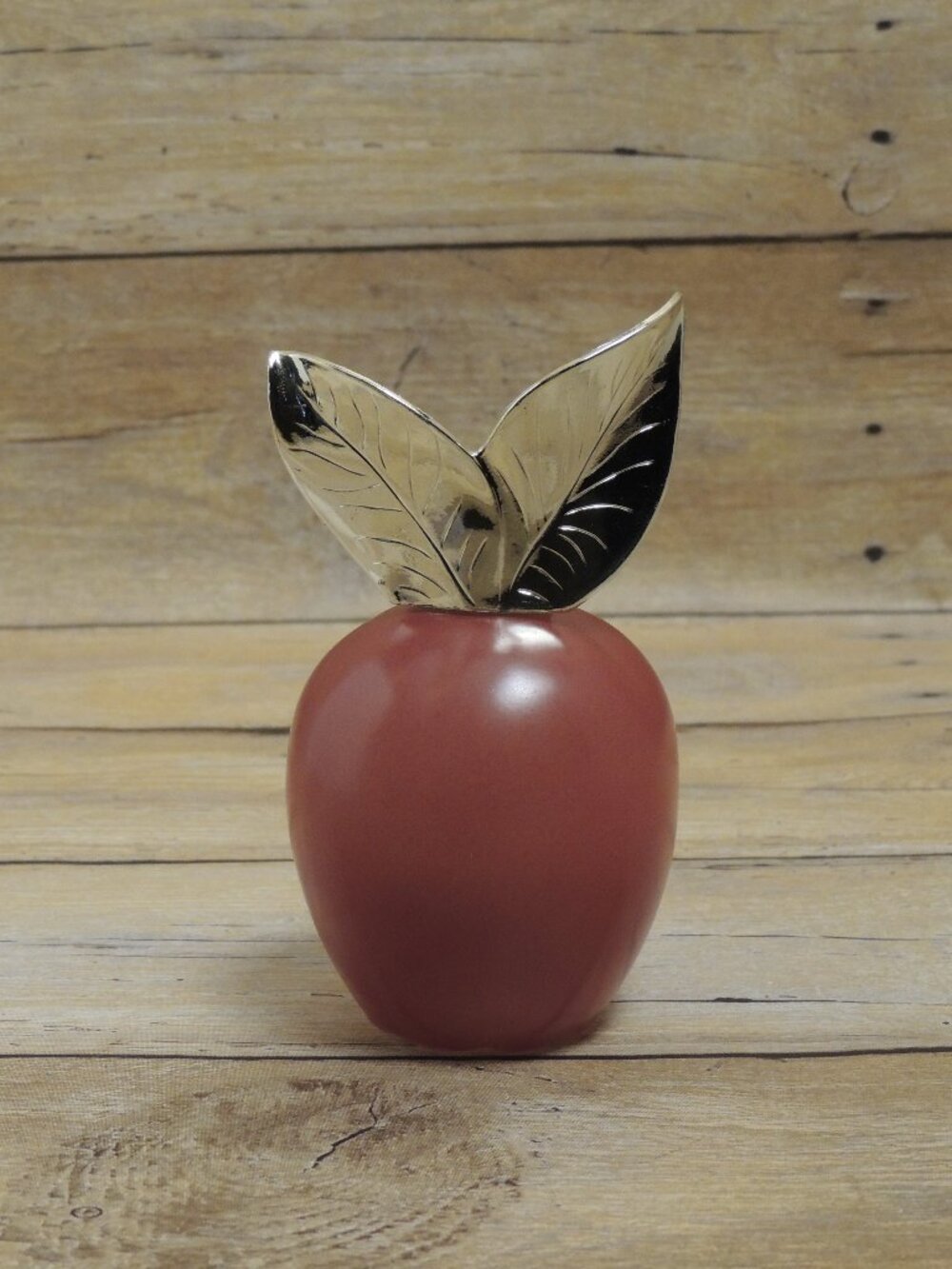 Avon Royal Red Apple Vintage 1970's Cologne Bottle Birds of Paradise 3oz EMPTY
